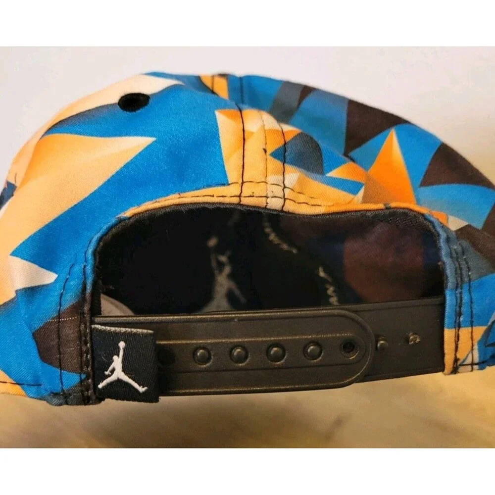 Jumpman Youth adjustable Cap Hat Snapback Michael Jordan Blue Orange Basketball